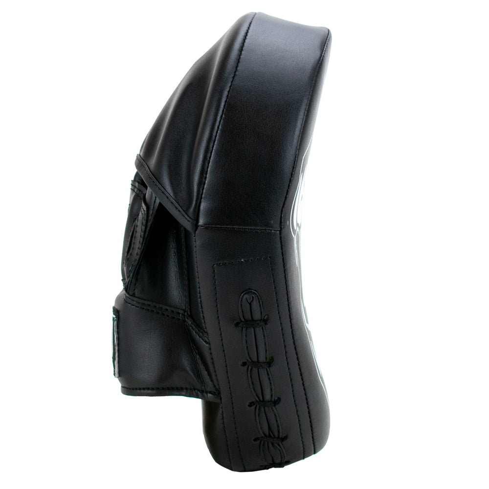 Super Pro Combat Gear Curved PU Handpads - Zwart / Wit - Afbeelding 6