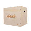 VirtuFit Holz Plyo Box 3-in-1 - Groß - 50 x 60 x 75 cm