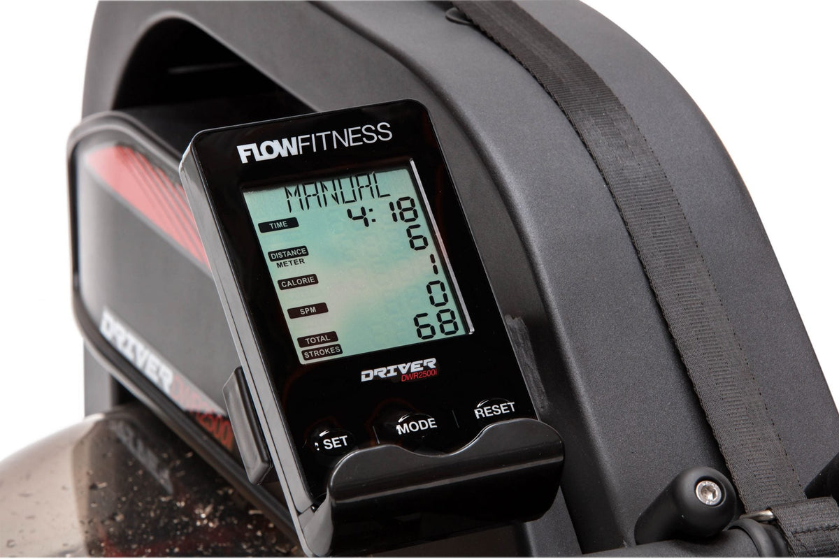 Flow Fitness Driver DWR2500i Roeitrainer - Detailopname