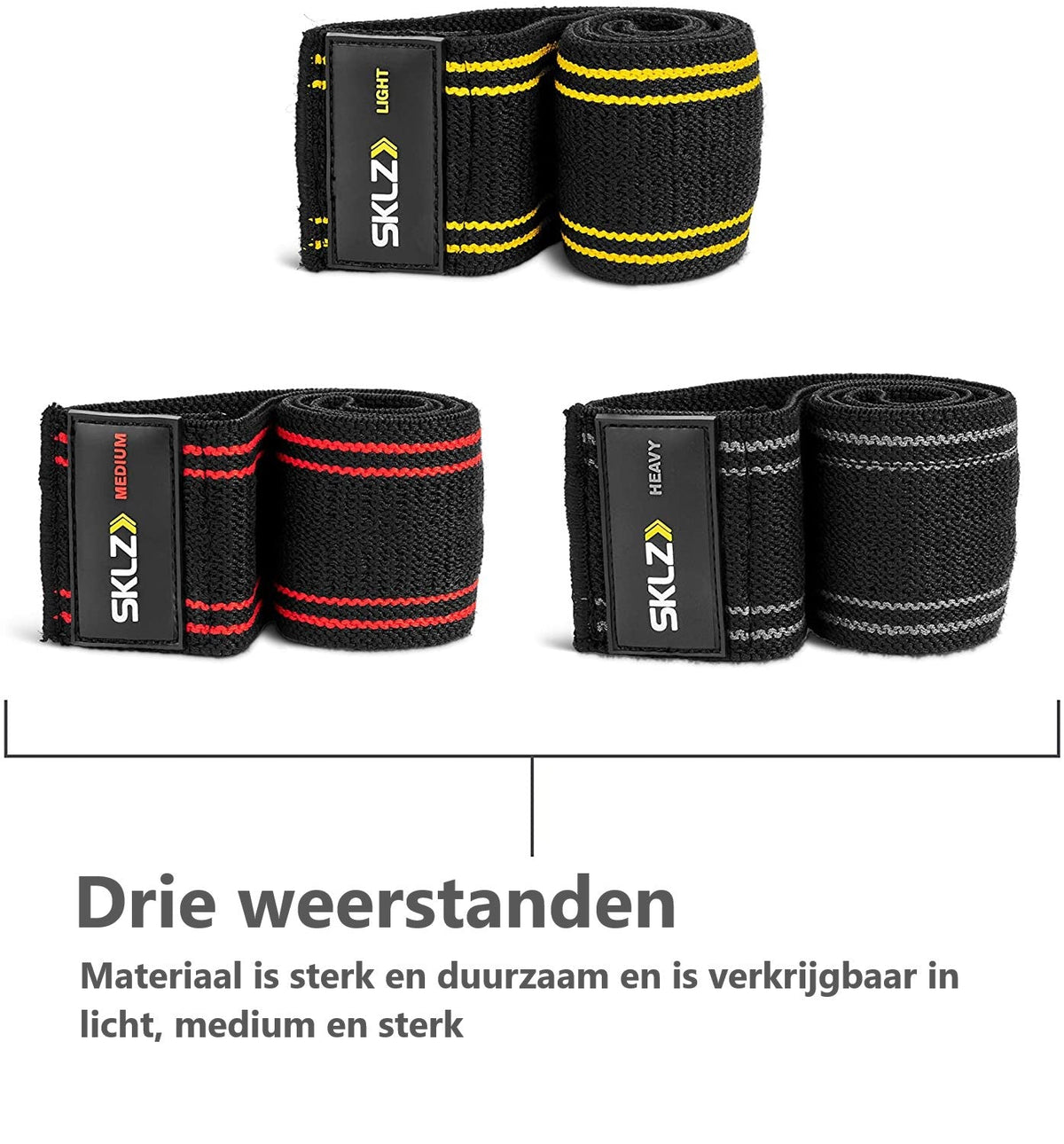 SKLZ Pro Knit Mini Booty Band - Licht - In gebruik