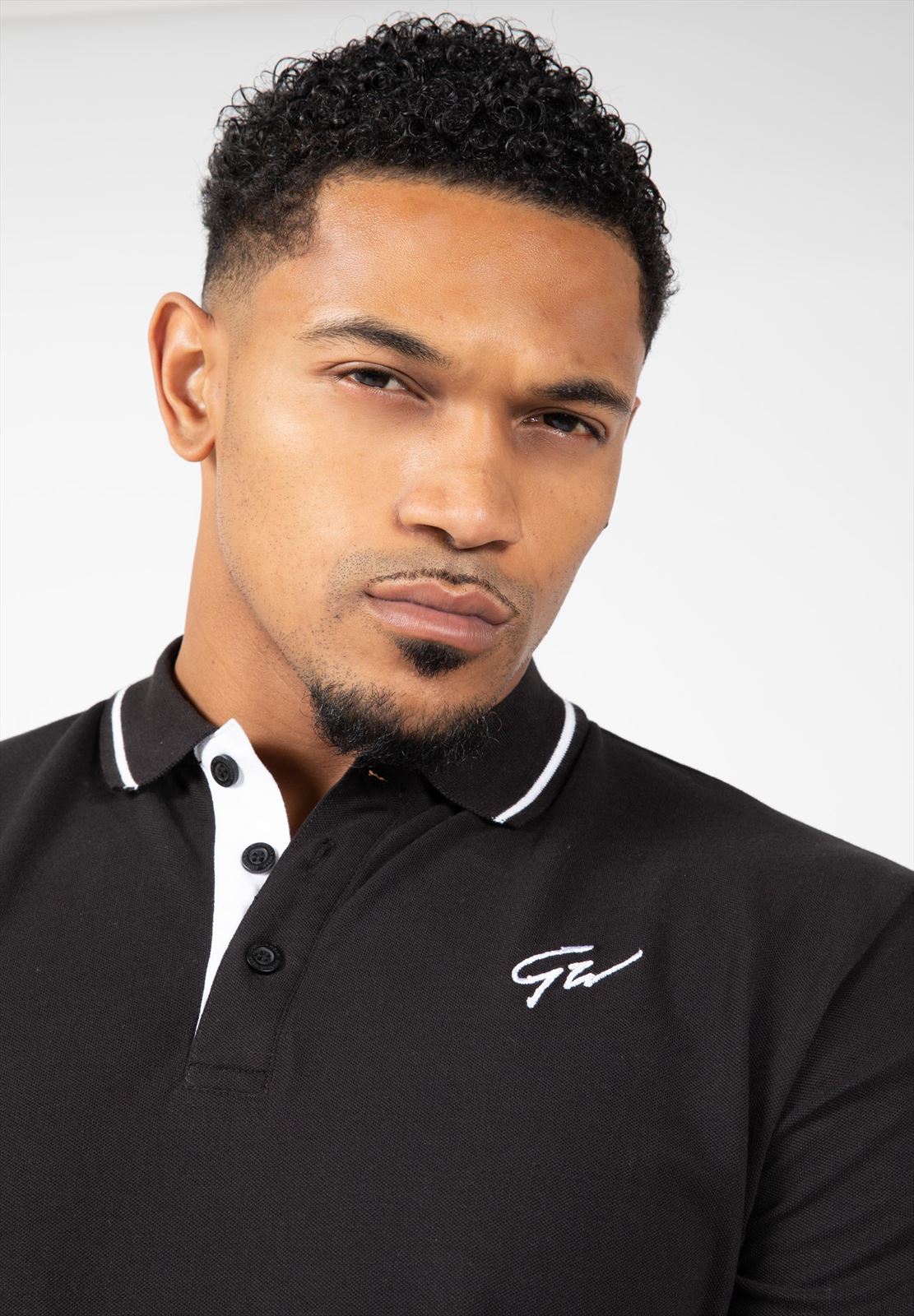 Gorilla Wear Delano Polo - Zwart/Wit - Afbeelding 5