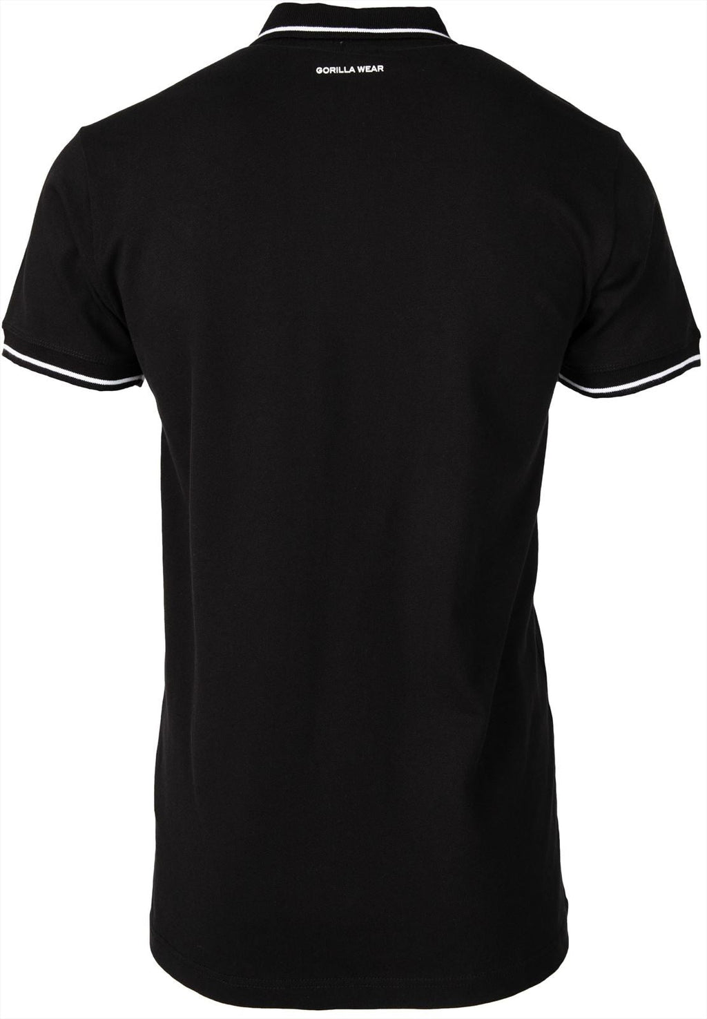 Gorilla Wear Delano Polo - Zwart/Wit - Afbeelding 7