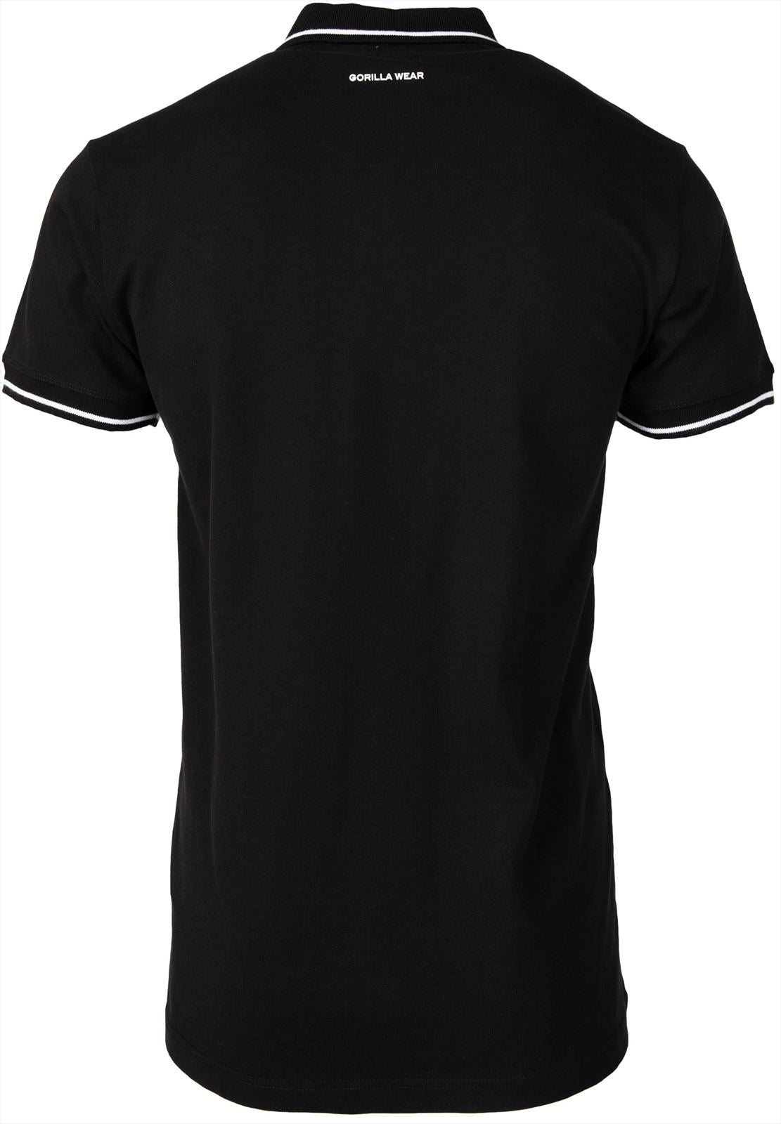 Gorilla Wear Delano Polo - Zwart/Wit - Afbeelding 7