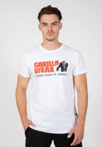 Gorilla Wear Classic T-shirt - Wit - In gebruik