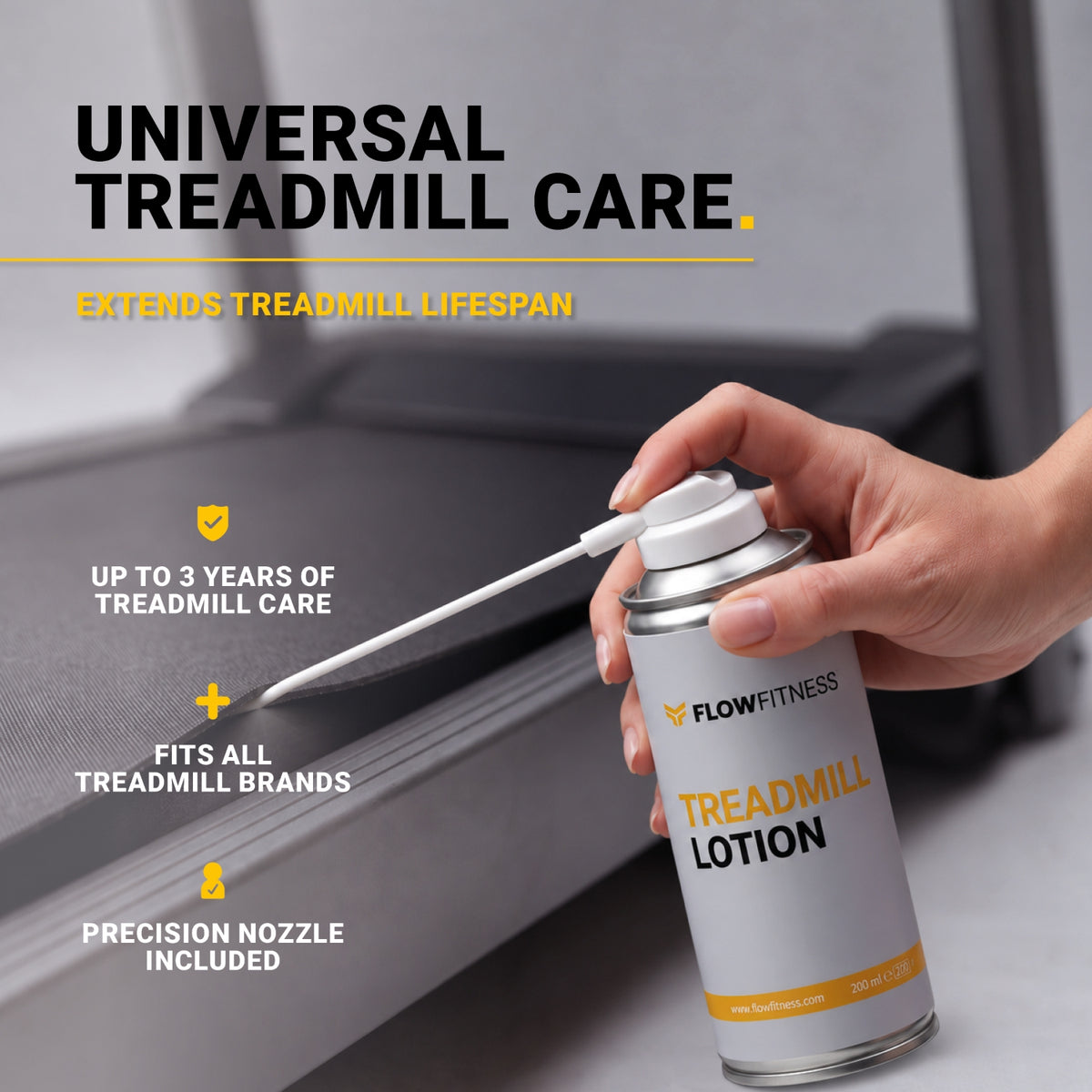 Flow Fitness Laufband-Lotion
