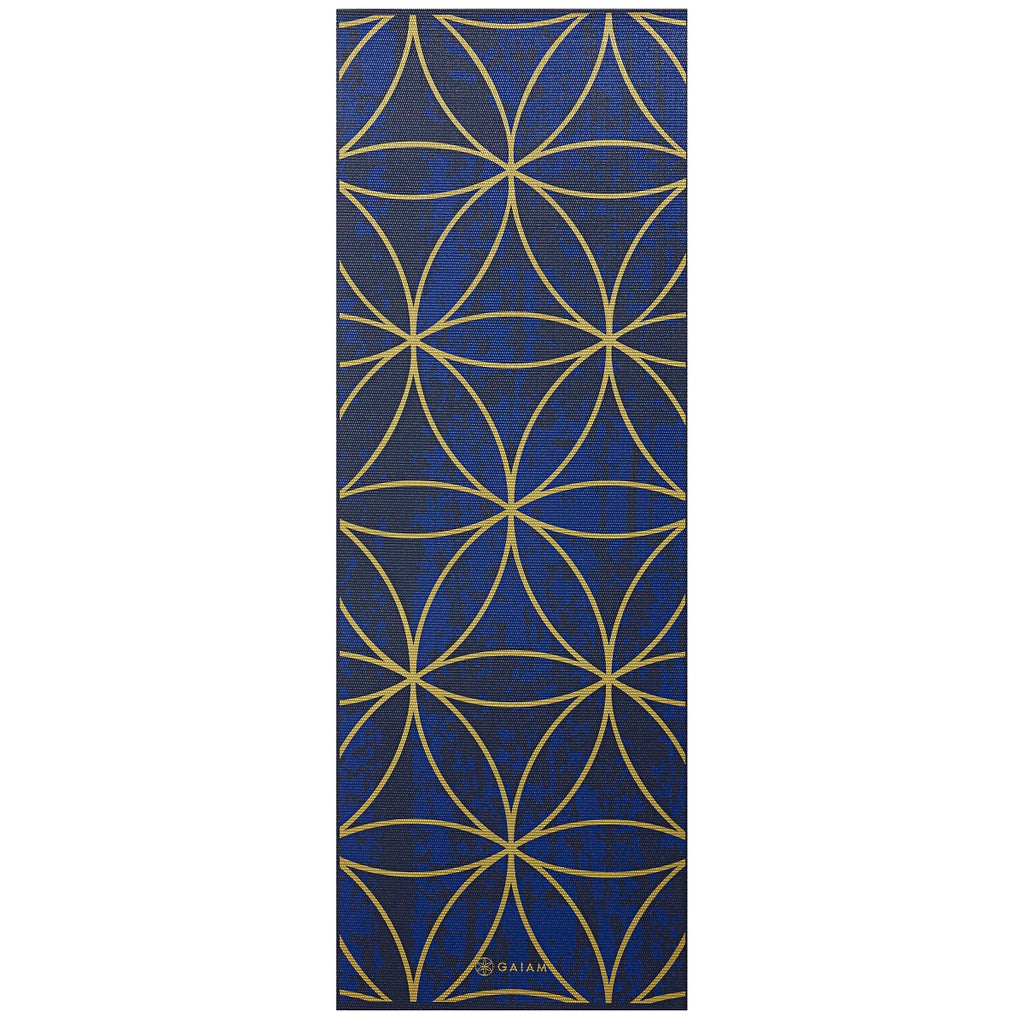 Gaiam Reversible Yogamat - 6 mm - Metallic Sun & Moon - In gebruik