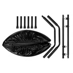 VirtuFit Opvouwbare Fitness Trampoline met Handvat - Zwart - 100 cm - Tweedekans - Afbeelding 5