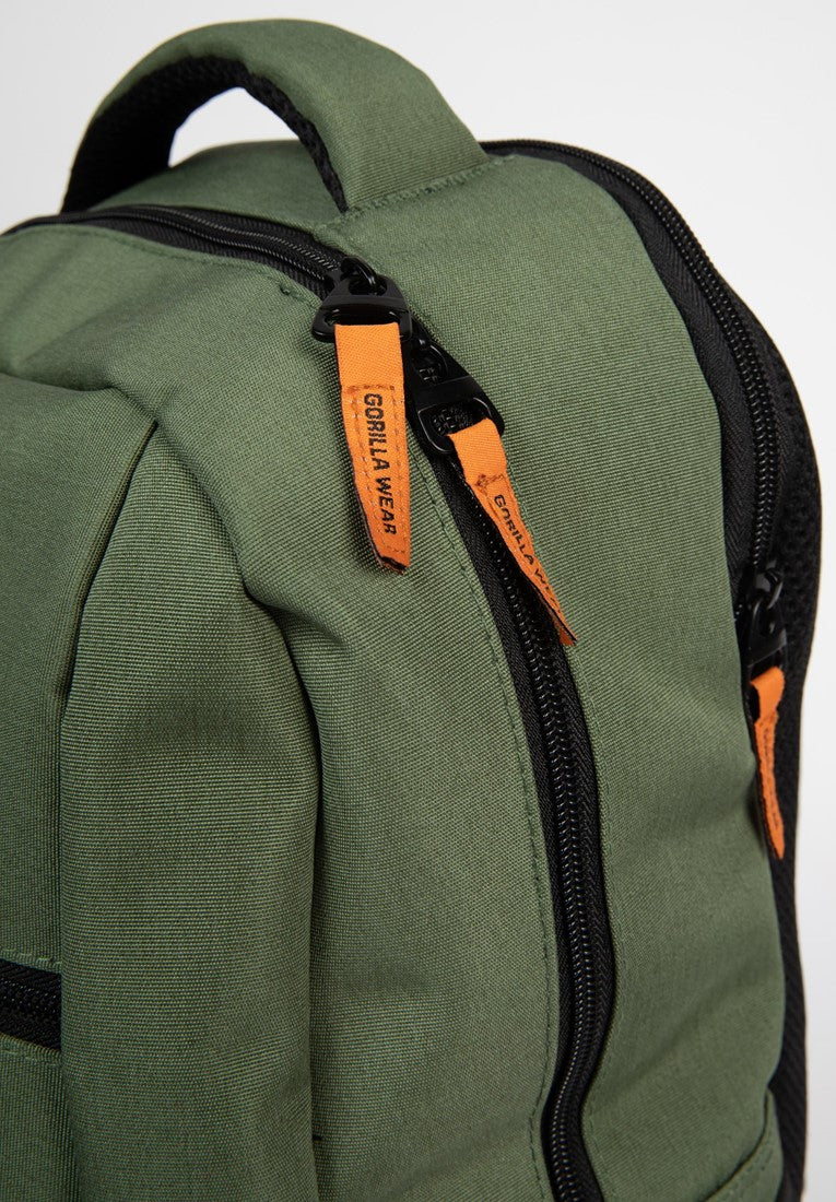 Gorilla Wear Duncan Rugtas - Legergroen - Achteraanzicht