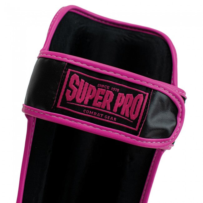 Super Pro Kids Scheenbeschermers Leopard - Zwart/Roze - In gebruik