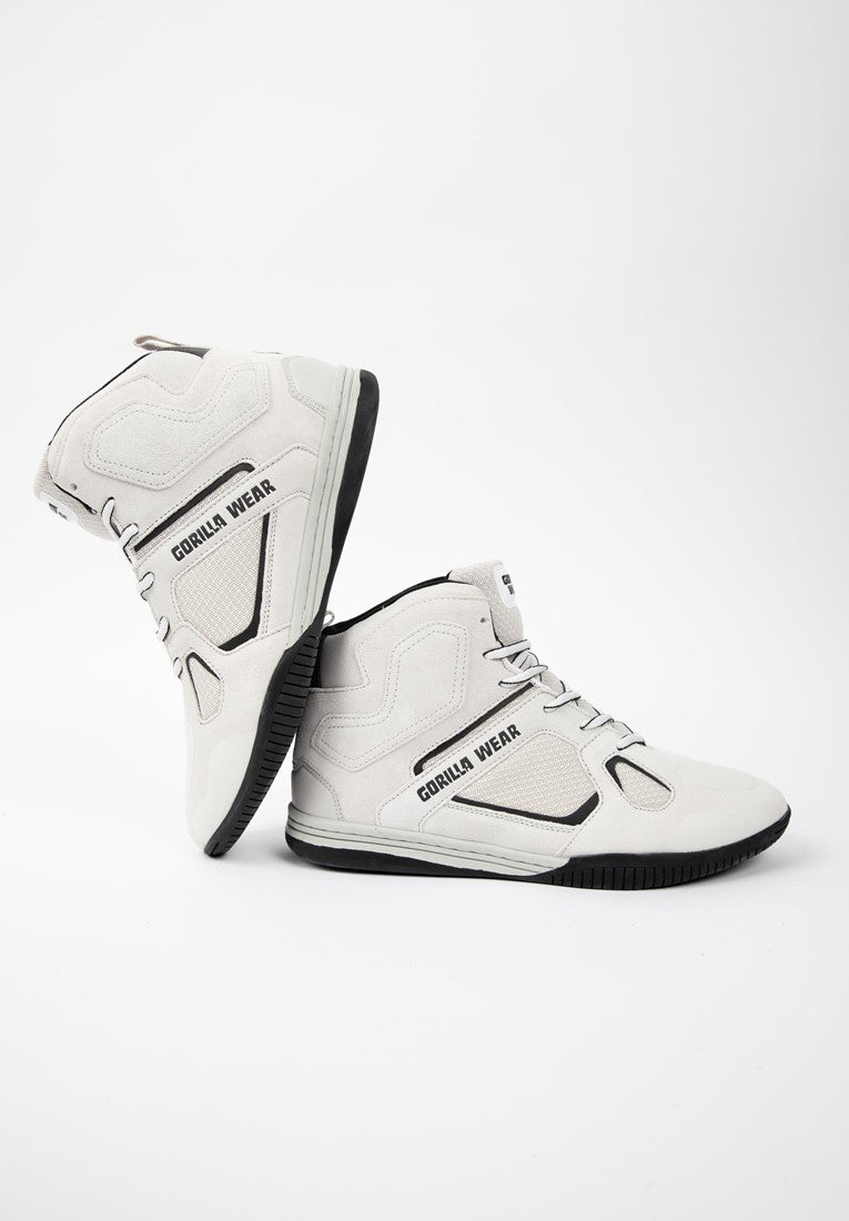 Gorilla Wear Troy High Tops Sportschoenen - Wit - In gebruik