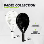 VirtuFit Control Padel Schläger - Schwarz - Grau