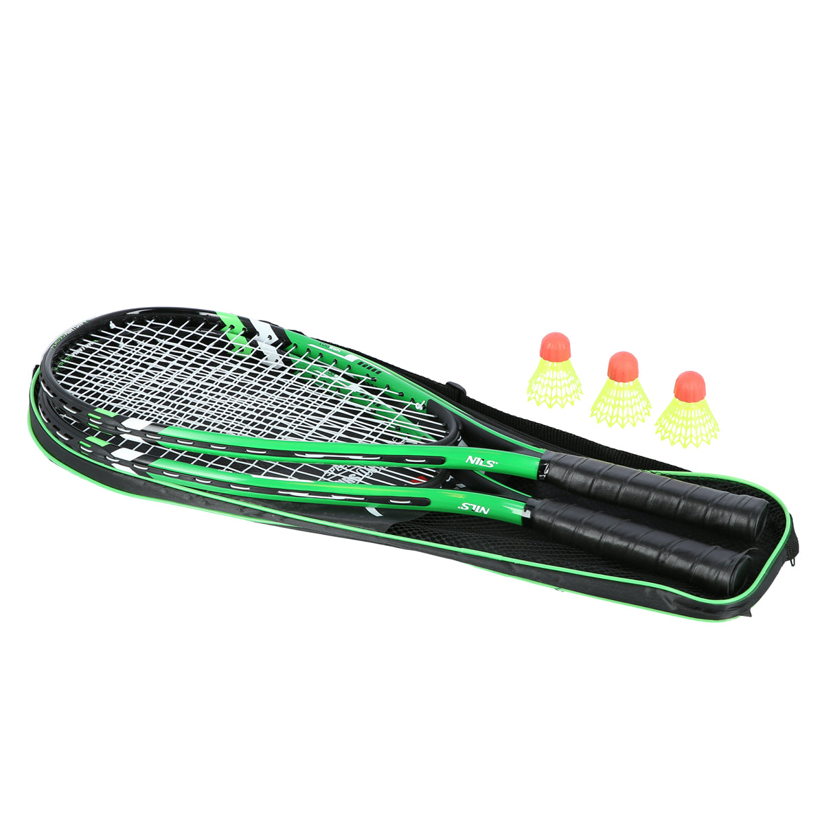 NILS Crossminton Set - Complete Set - Groen - Aanzicht