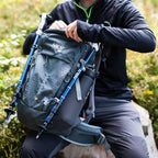 NILS Camp Rugzak Wayfarer - Grijs - 35L - Aanzicht
