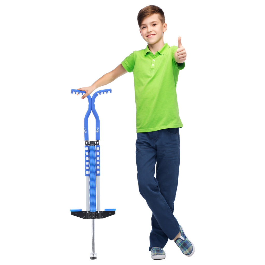 NILS Fun Jump Stick - Springstok - Blauw - Aanzicht