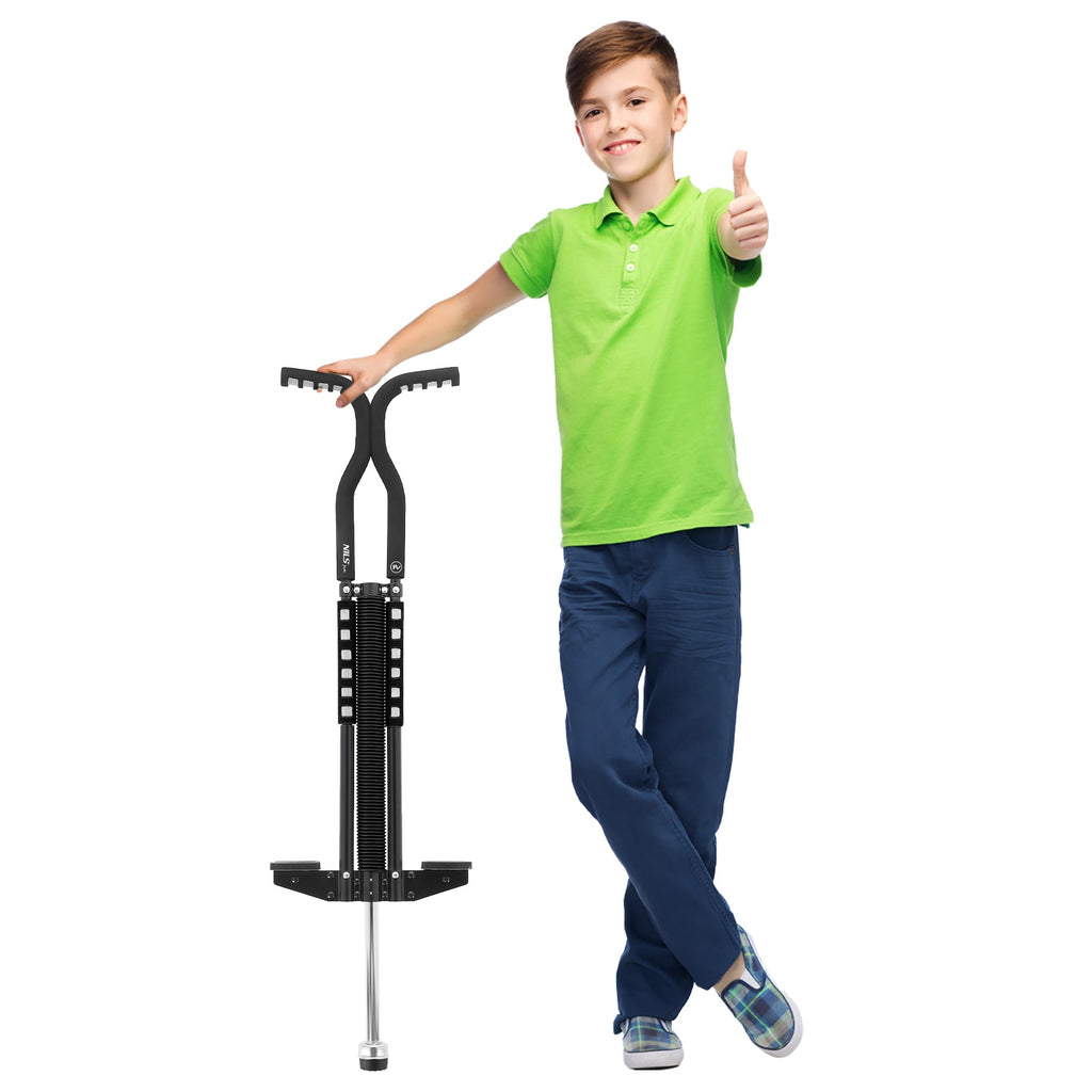 NILS Fun Jump Stick - Springstok - Zwart - Aanzicht