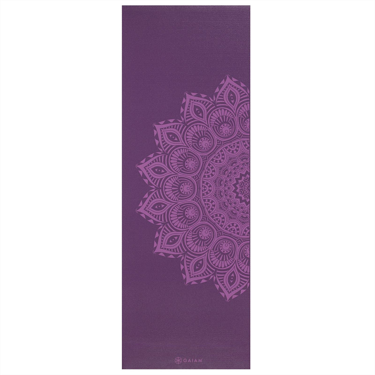 Gaiam Yogamat  - 6 mm - Purple Mandala - Aanzicht