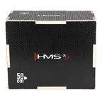 HMS Fitness Plyobox Hout - 50 x 40 x 30 cm - Zwart - Aanzicht