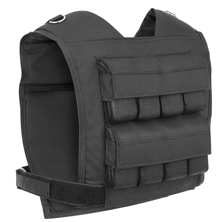 HMS Premium Verstelbaar Gewichtsvest - 16 kg - Aanzicht