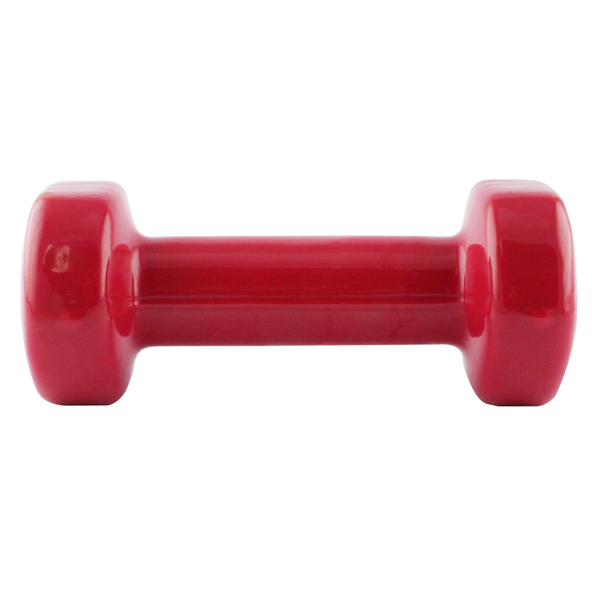 HMS Gietijzeren Dumbbell met Vinyl Coating - 2 kg - Aanzicht
