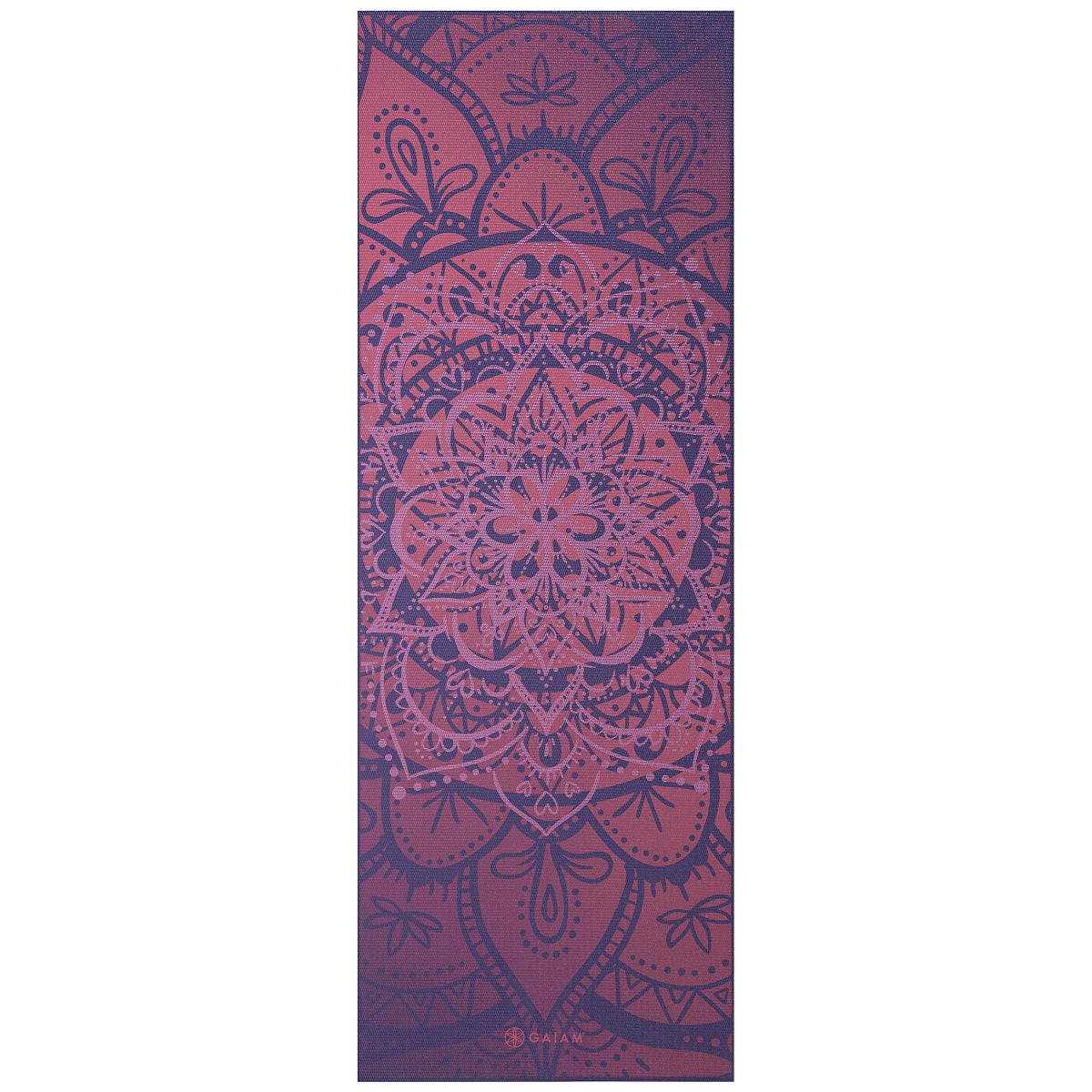 Gaiam Premium Metallic Yogamat - 6 mm - Athenian Rose - Aanzicht