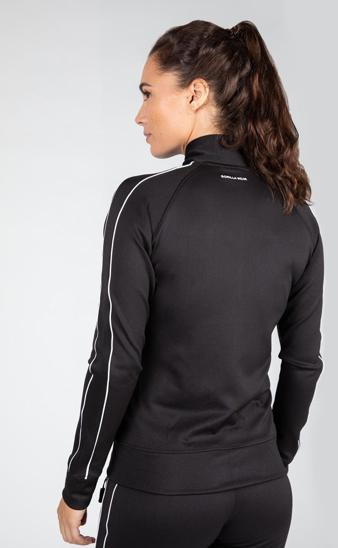 Gorilla Wear Montana Trainingsjas - Zwart - Aanzicht