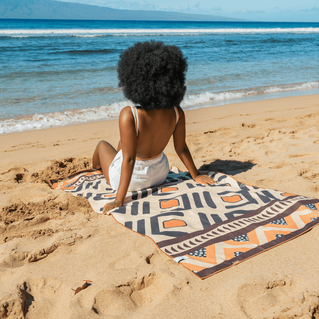 Buvanha Reishanddoek Africa - 200 x 90 cm - Aanzicht
