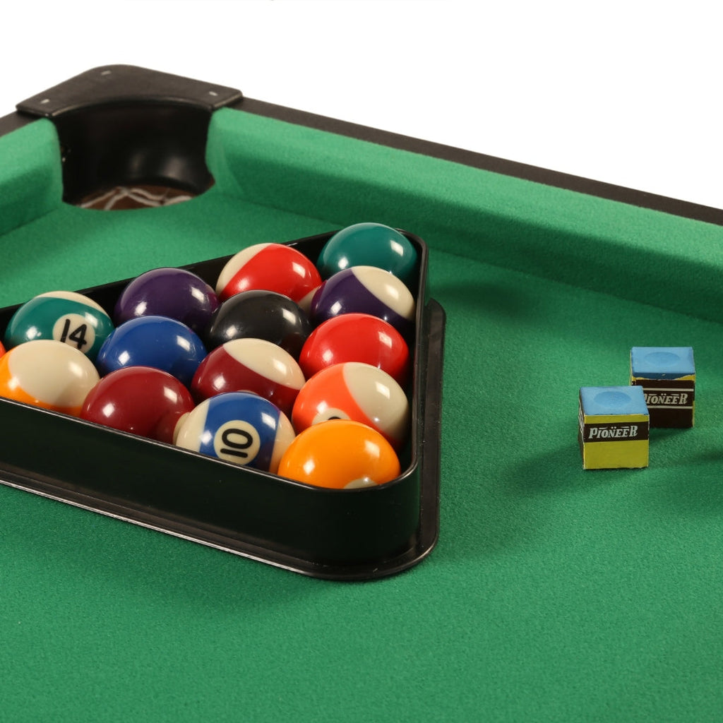 Bandito Mini Biljart - Mini Pooltafel - Bruin - Aanzicht