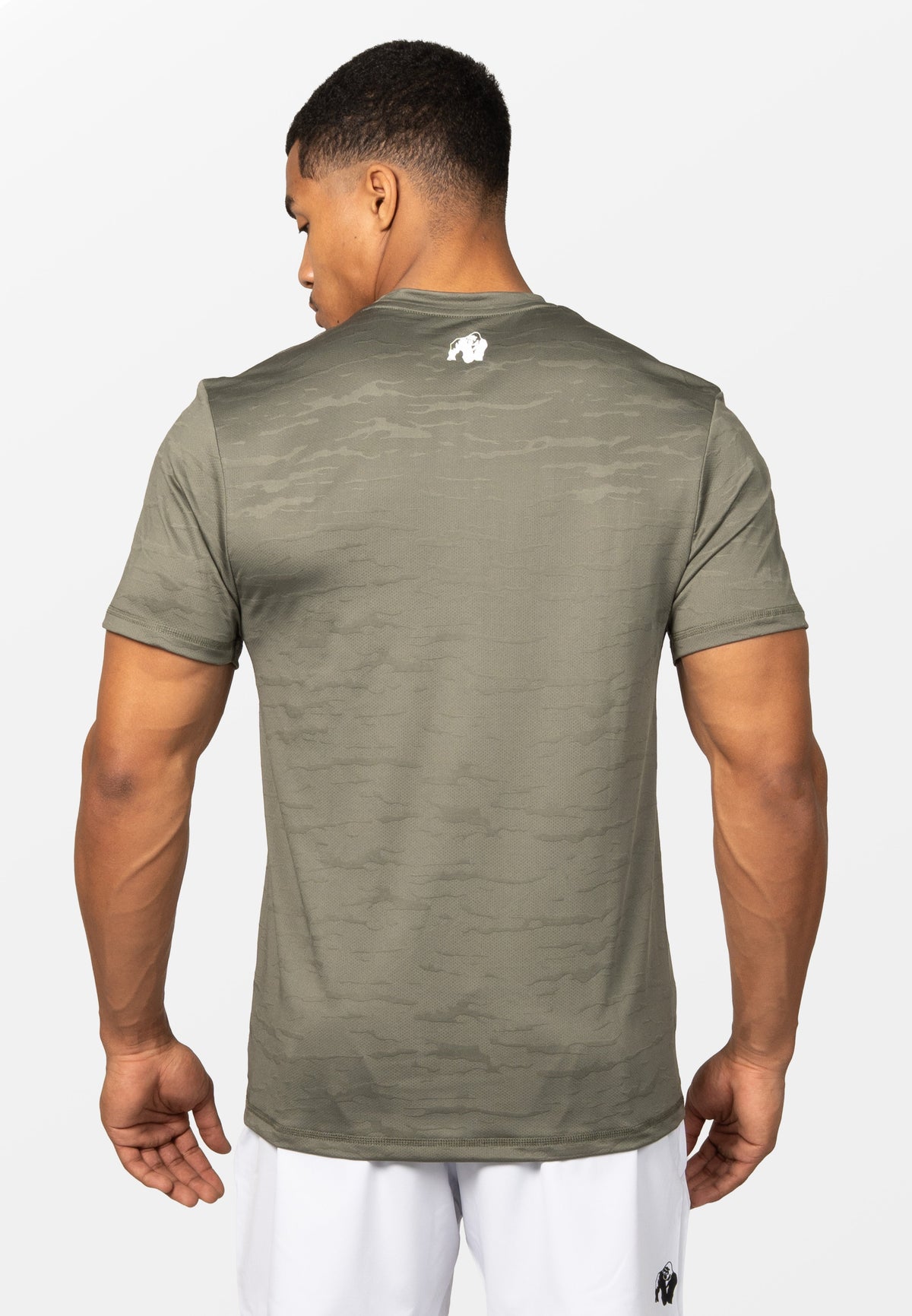 Gorilla Wear Westley T-shirt - Legergroen - Aanzicht