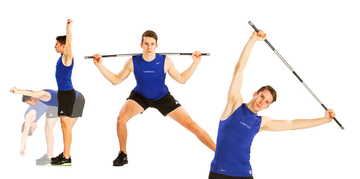 Gymstick Stretching Stick - Aanzicht