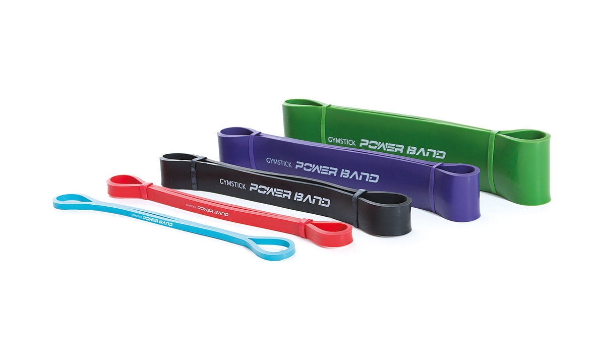 Gymstick Mini Power Band - 30,5 cm - 5-delige Set - Met Online Trainingsvideo's - Aanzicht