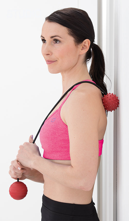 Gymstick Myofascia Massage Bal met Touw - Aanzicht