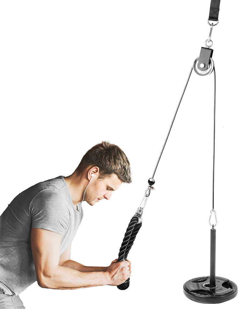 Gymstick Cable Pulley Systeem - incl. tricep touw - Aanzicht