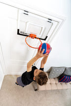 SKLZ Pro Mini Hoop Swish Foam Ball - Rood / Blauw - Aanzicht