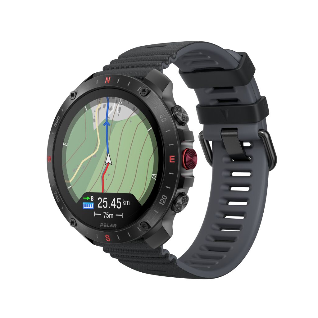 Polar Grit X2 Pro Premium Outdoor Smart Watch - Zwart - S/L - Vooraanzicht