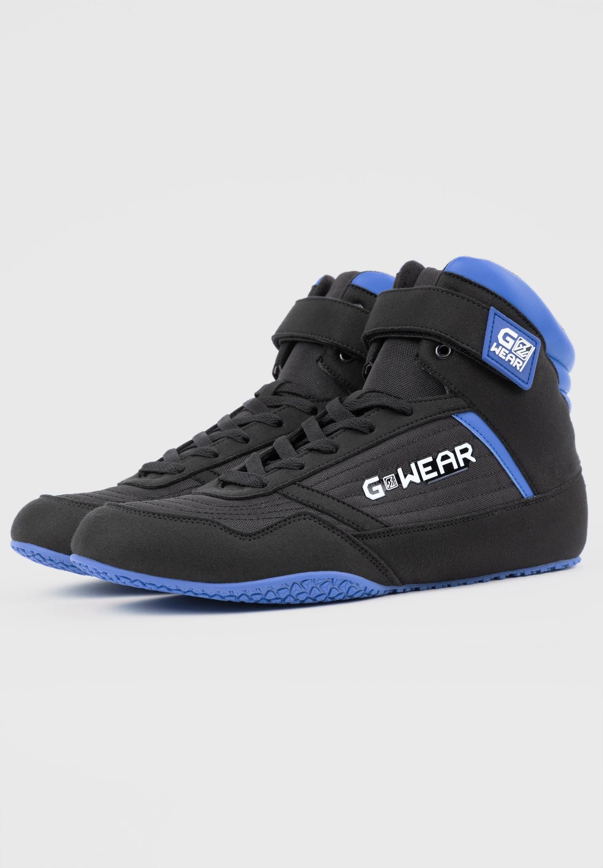 Gorilla Wear Gwear Classic High Tops Sportschoenen - Zwart/Blauw - Aanzicht