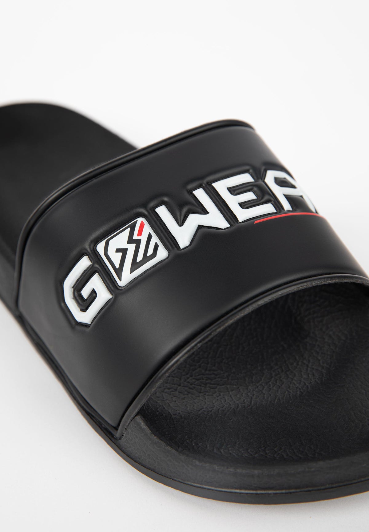 Gorilla Wear Gwear Badslippers - Slides - Zwart - Aanzicht