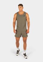 Gorilla Wear Colton Korte Broek - Legergroen - Aanzicht