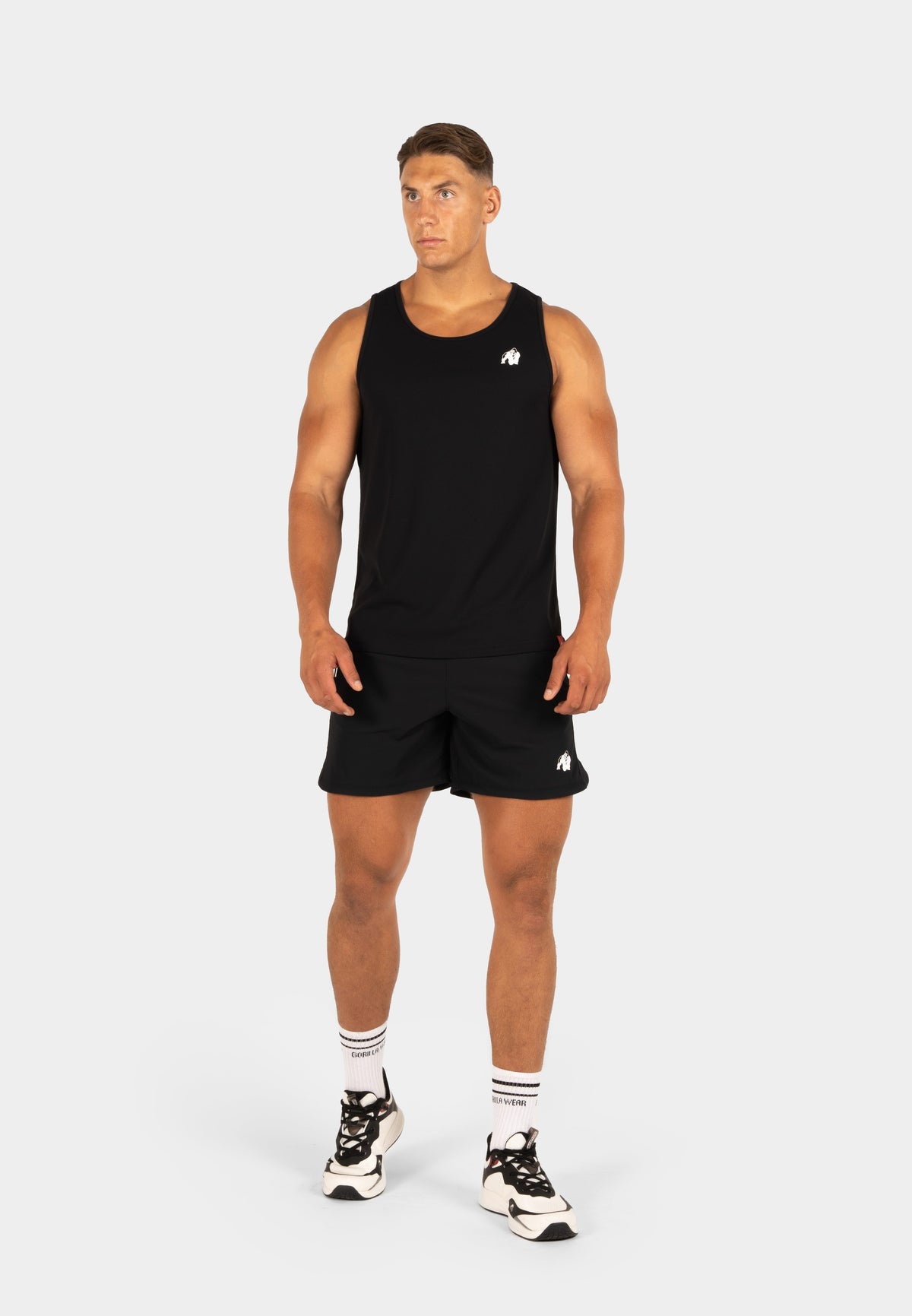 Gorilla Wear Colton Korte Broek - Zwart - Aanzicht