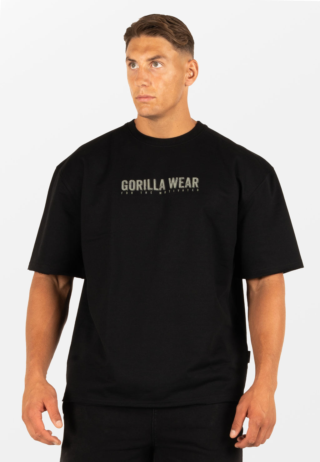Gorilla Wear Callaway Oversized T-shirt - Zwart - Aanzicht