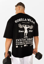 Gorilla Wear Kingston Oversized T-shirt - Zwart - Aanzicht