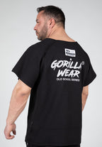 Gorilla Wear Augustine Old School Work Out Top - Zwart - Aanzicht