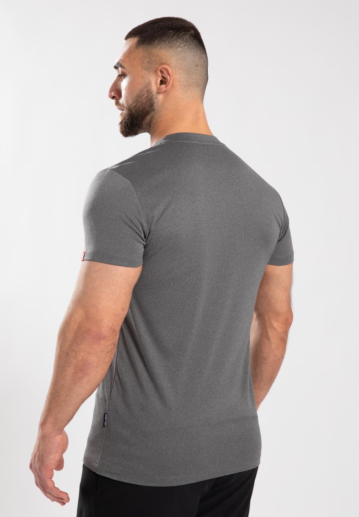 Gorilla Wear Classic Training T-shirt - Grijs Gemêleerd - Aanzicht