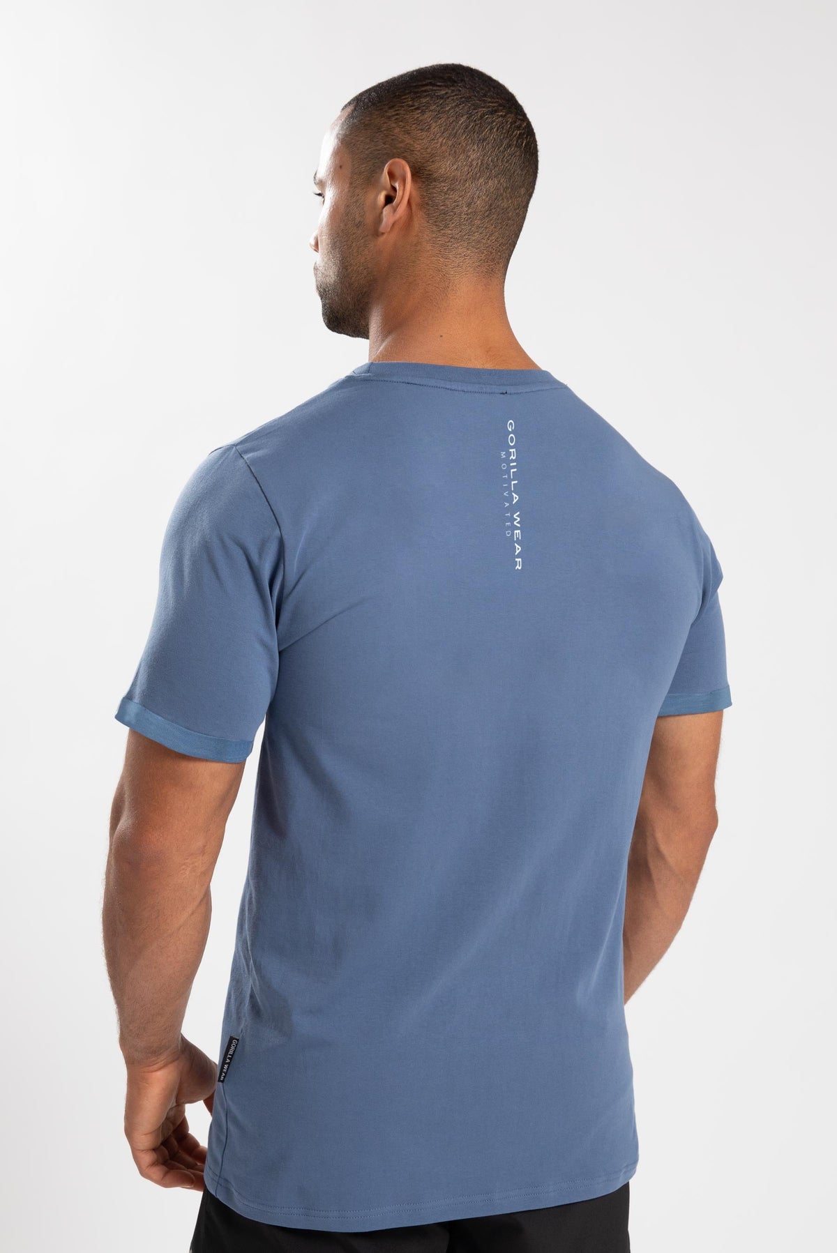Gorilla Wear Bradley T-shirt - Coronet Blauw - Aanzicht
