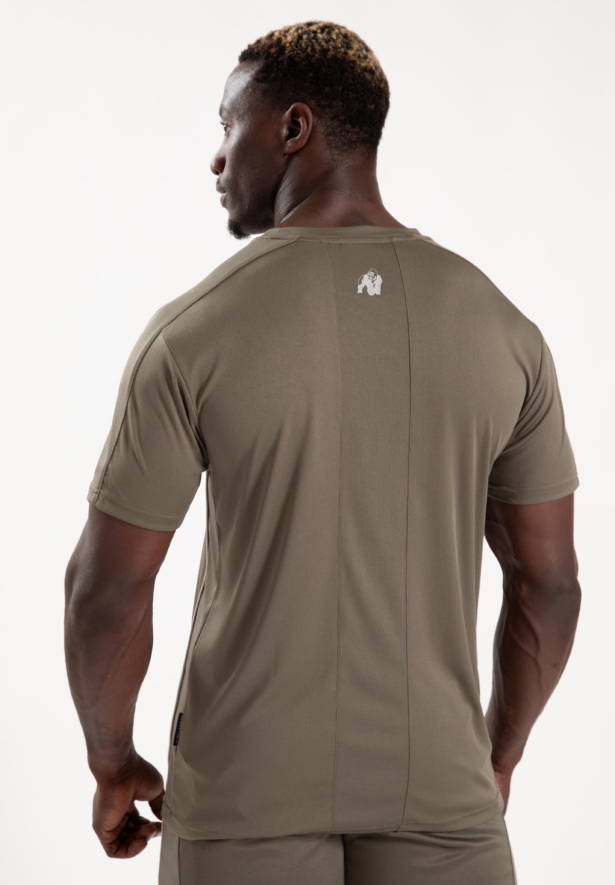 Gorilla Wear Broxton T-shirt - Legergroen - Aanzicht