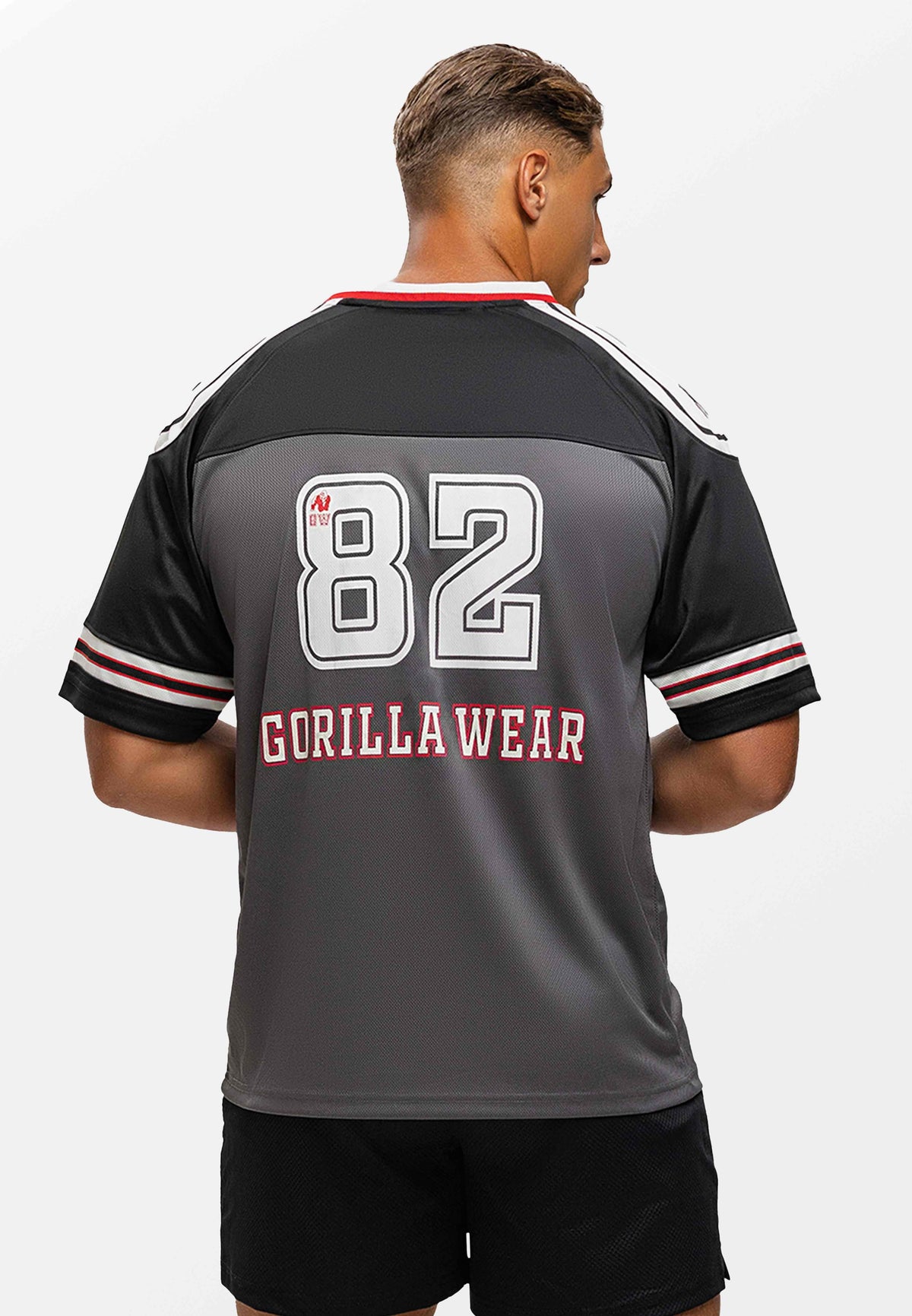 Gorilla Wear Tyler Football Jersey - Schwarz/Weiß