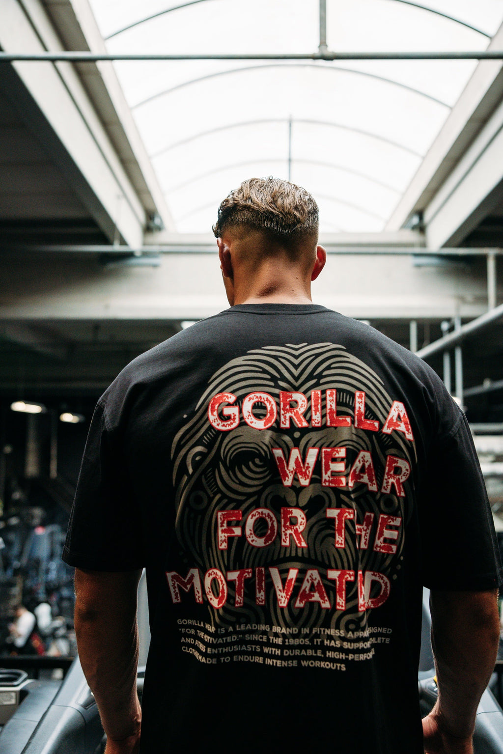 Gorilla Wear Macon Oversized T-shirt - Zwart - Aanzicht