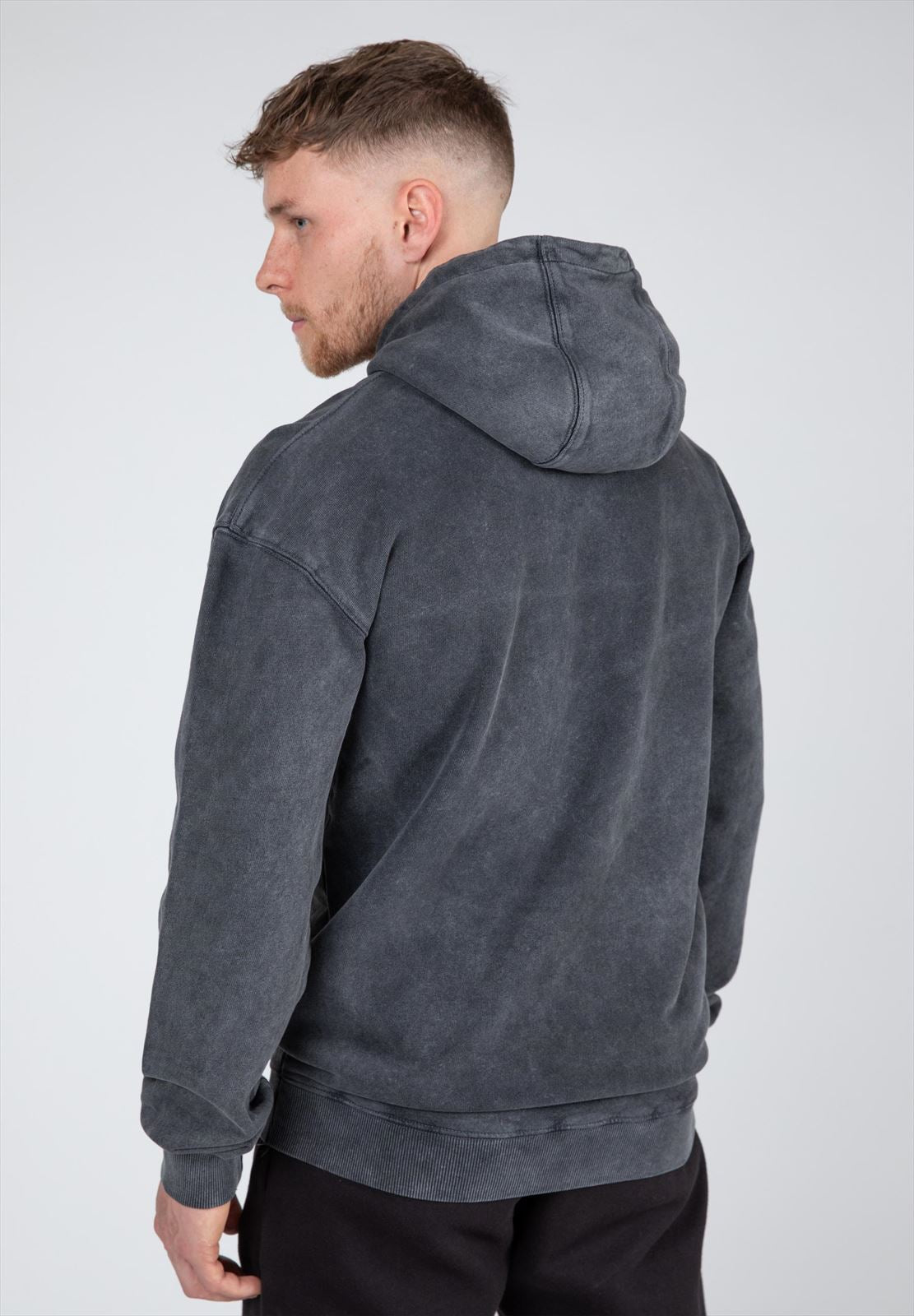 Gorilla Wear Crowley Oversized Hoodie - Grijs - Aanzicht