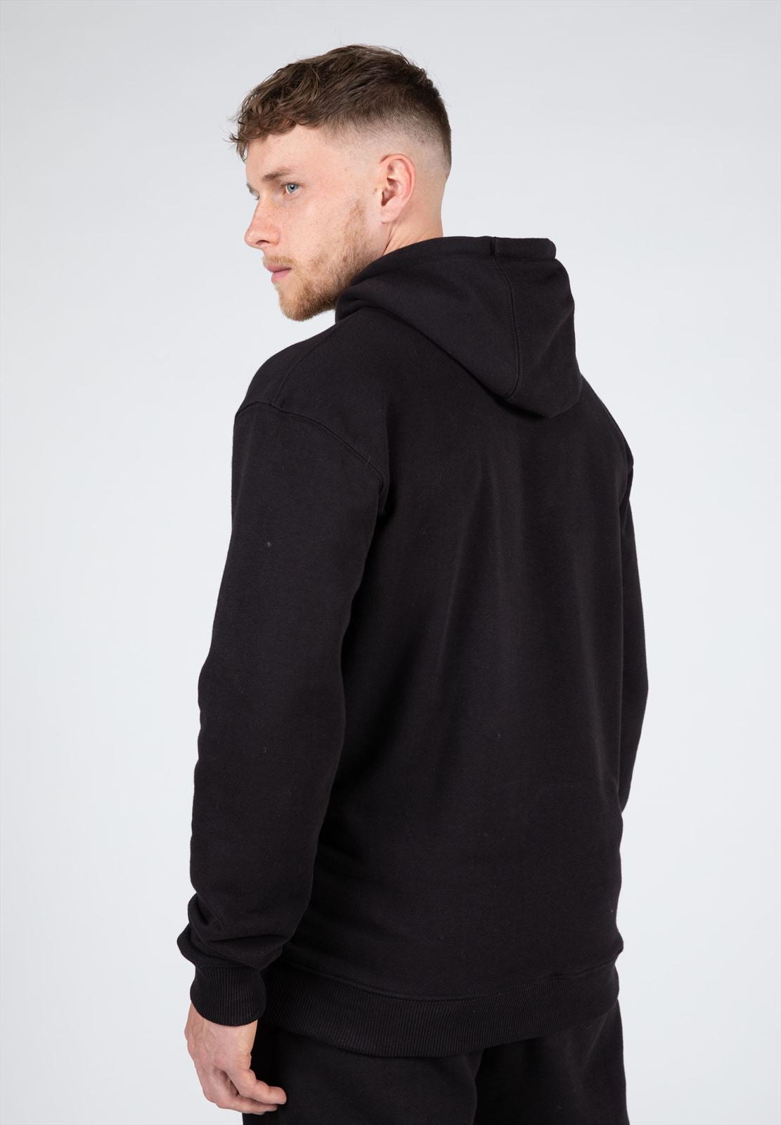 Gorilla Wear Crowley Oversized Hoodie - Zwart - Aanzicht