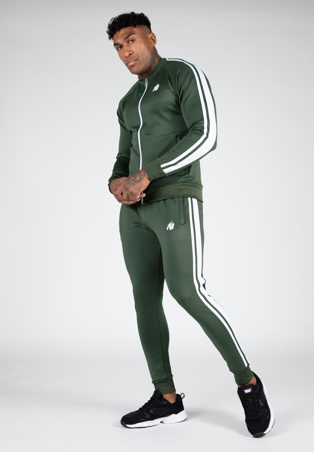 Gorilla Wear Riverside Trainingsjas - Groen - Aanzicht