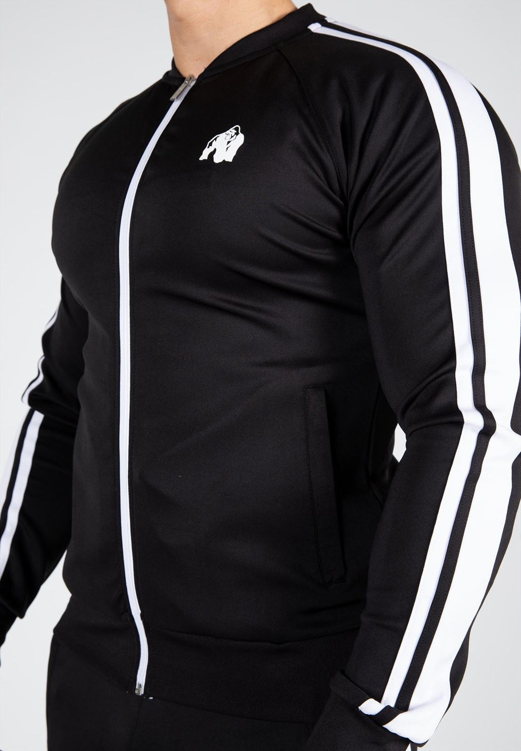 Gorilla Wear Riverside Trainingsjas - Zwart - Aanzicht